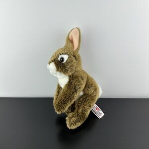 Lelly Venturelli Rare Bunny Rabbit 8” Realistic Golden Brown White Pink Plush